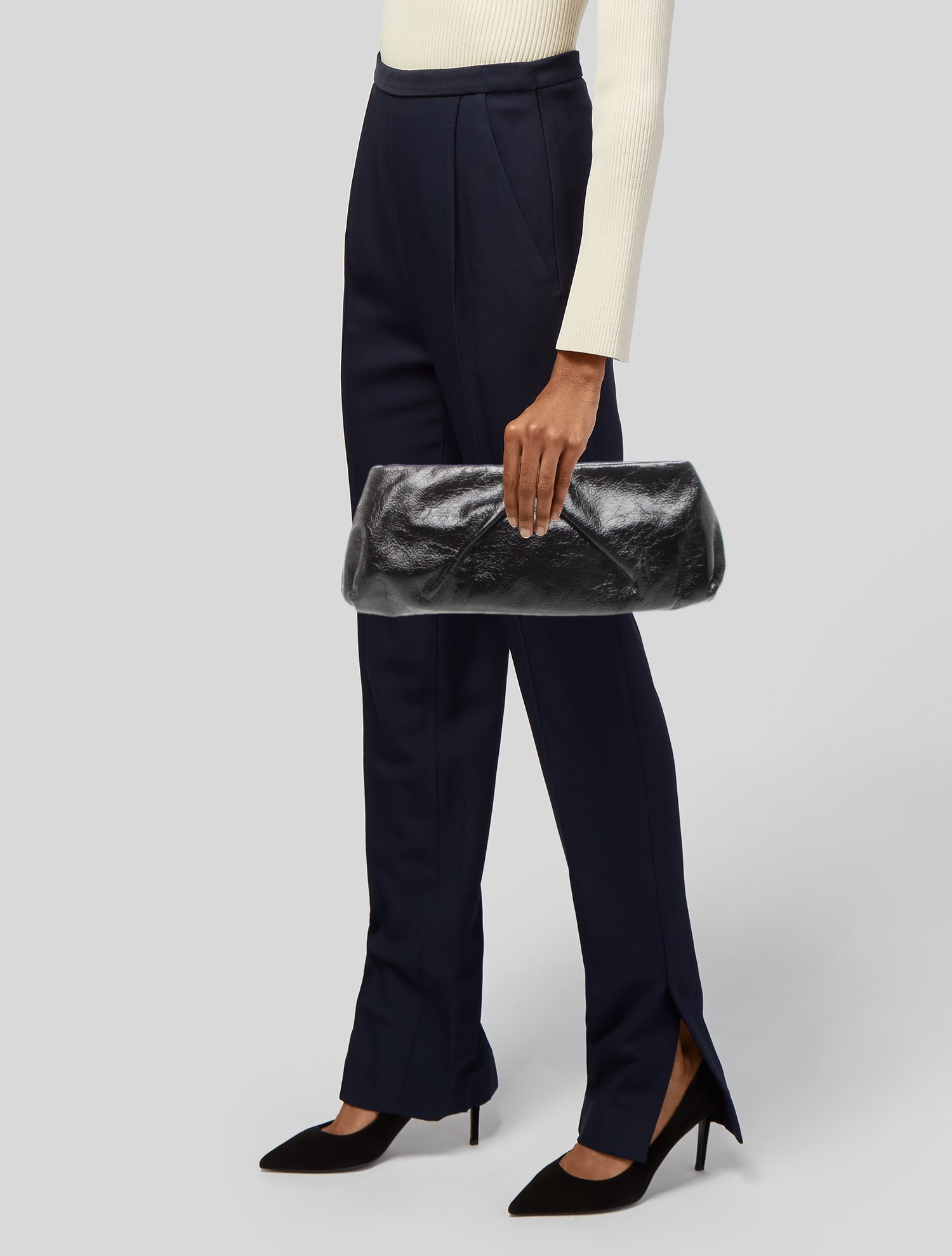 B-Low The Belt Patent Leather Clutch