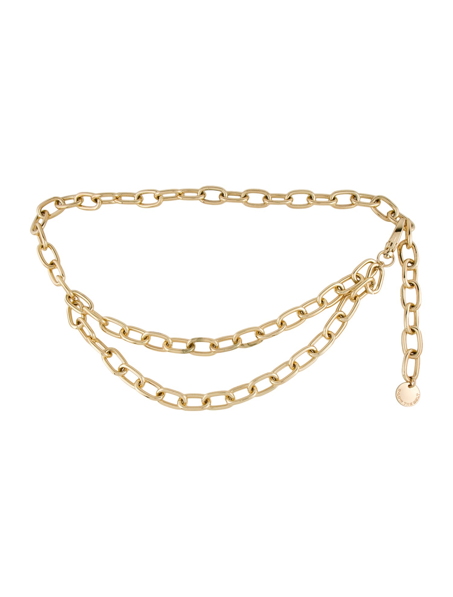 B-Low The Belt Skinny Metal Chain-Link Belt