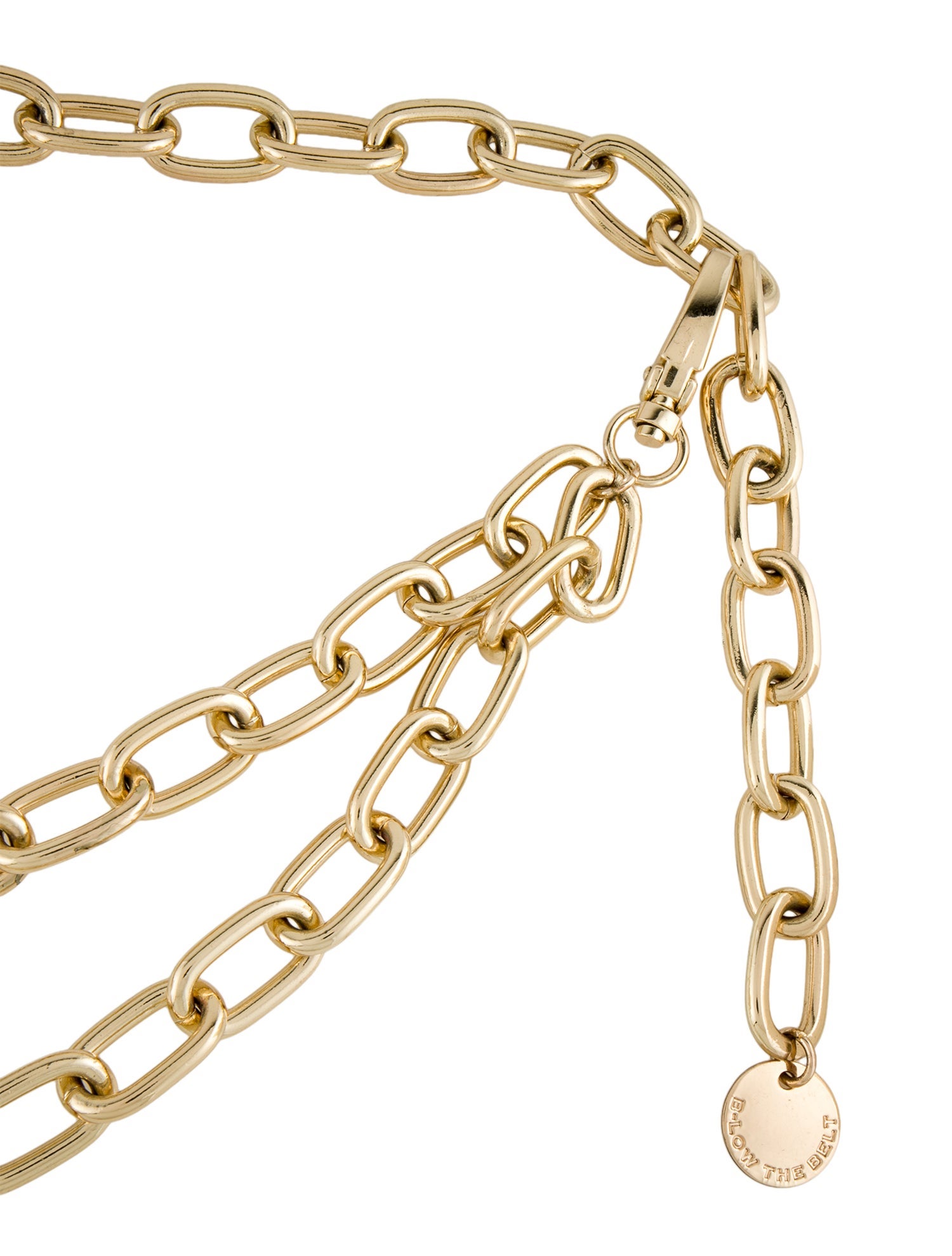 B-Low The Belt Skinny Metal Chain-Link Belt