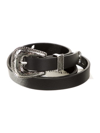 B-Low The Belt Skinny Leather Belt