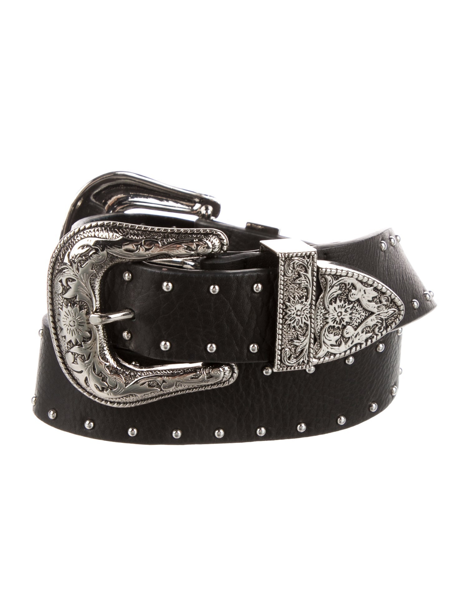 B-Low The Belt Leather Studded Accents Belt