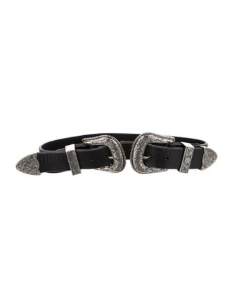 B-Low The Belt Wide Leather Waist Belt