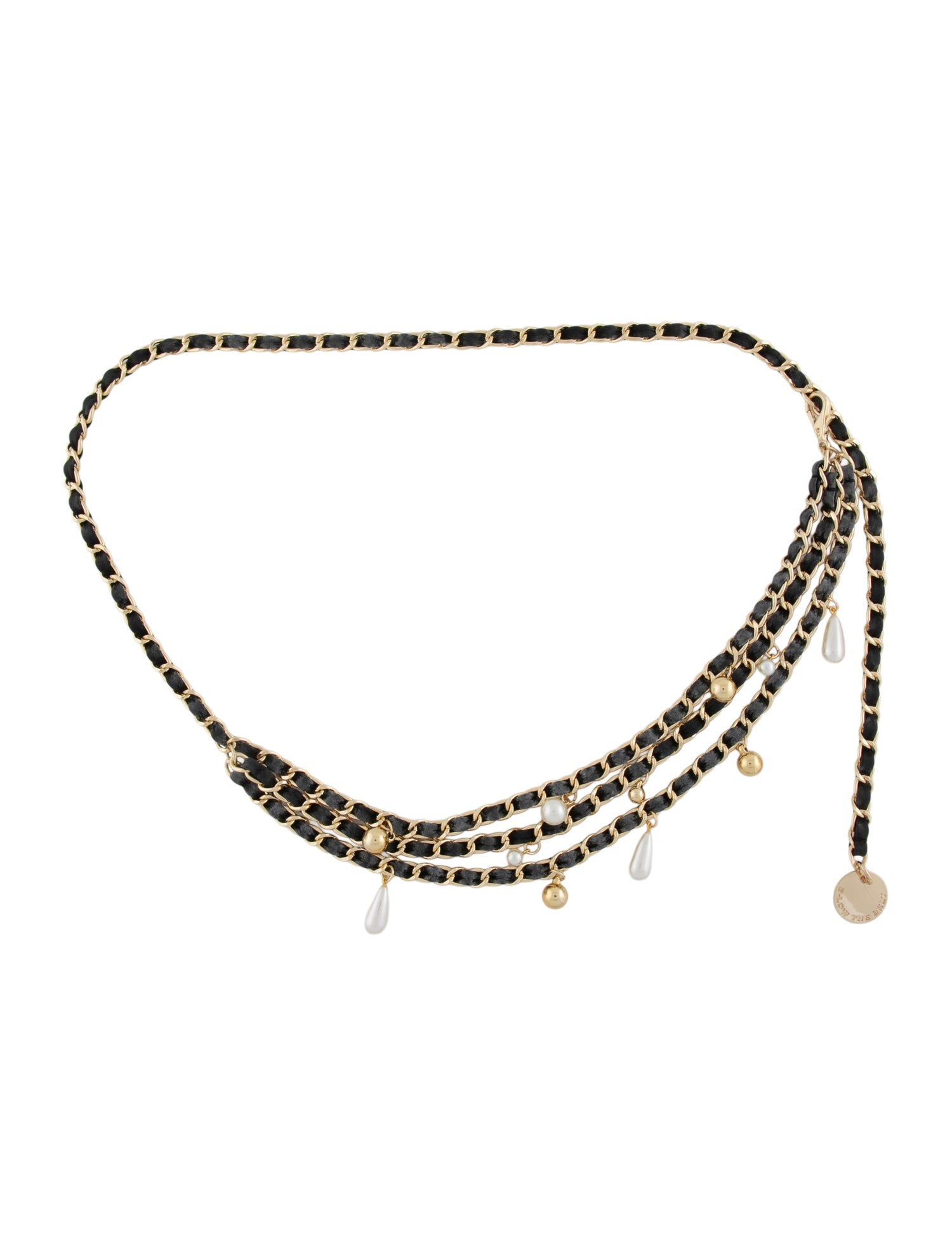 B-Low The Belt Skinny Metal Chain-Link Belt