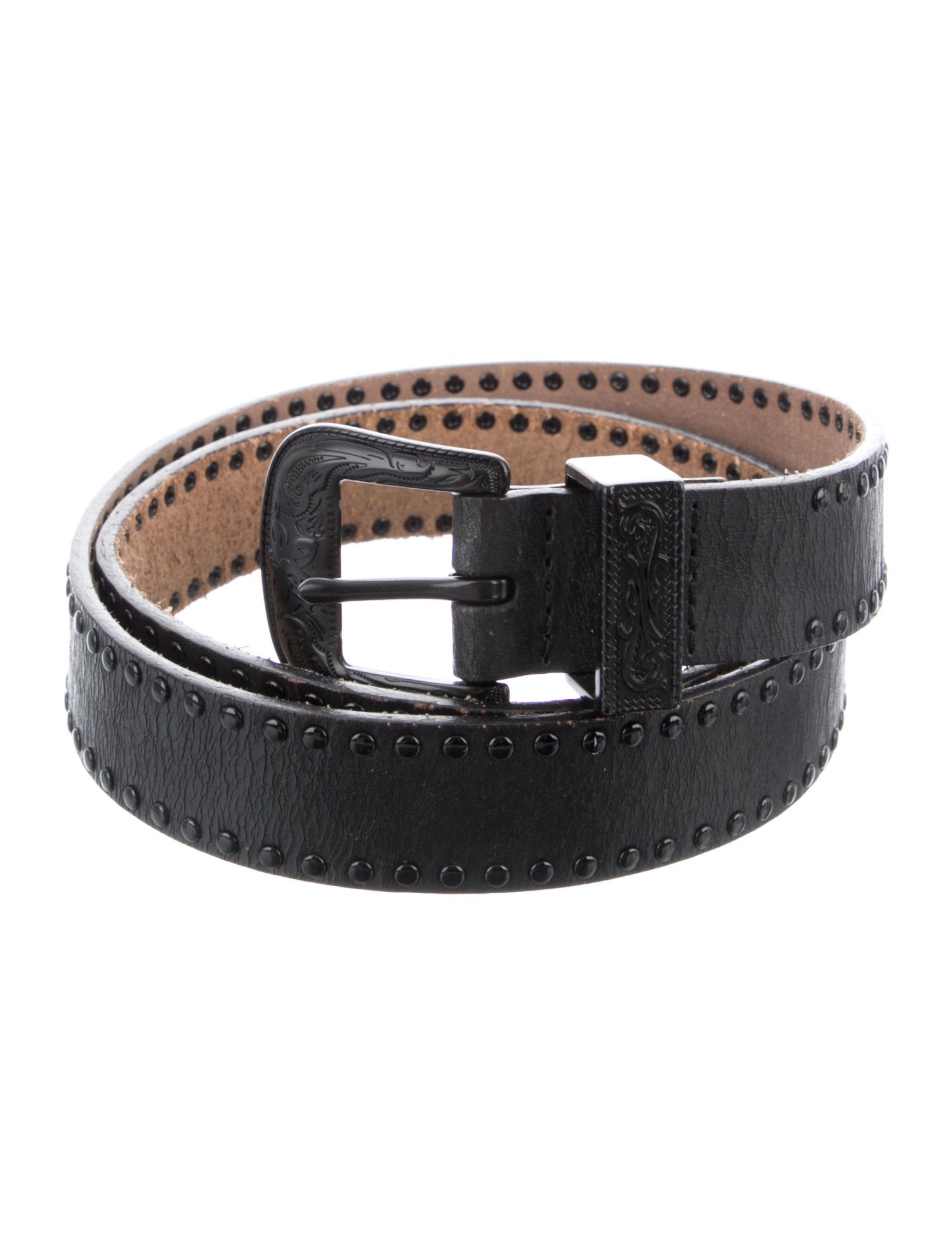 B-Low The Belt Leather Studded Accents Belt