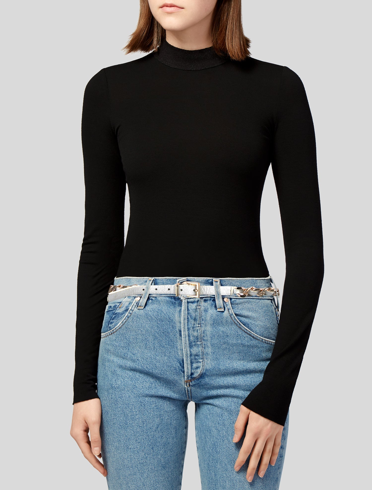 B-Low The Belt Skinny Leather Belt