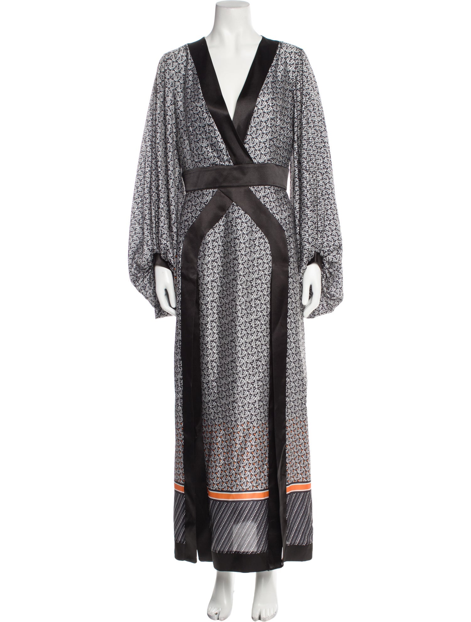 Babylon Printed Long Dress w/ Tags