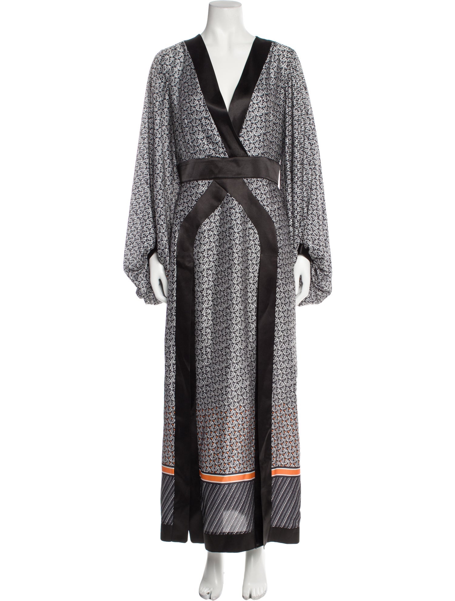 Babylon Printed Long Dress w/ Tags