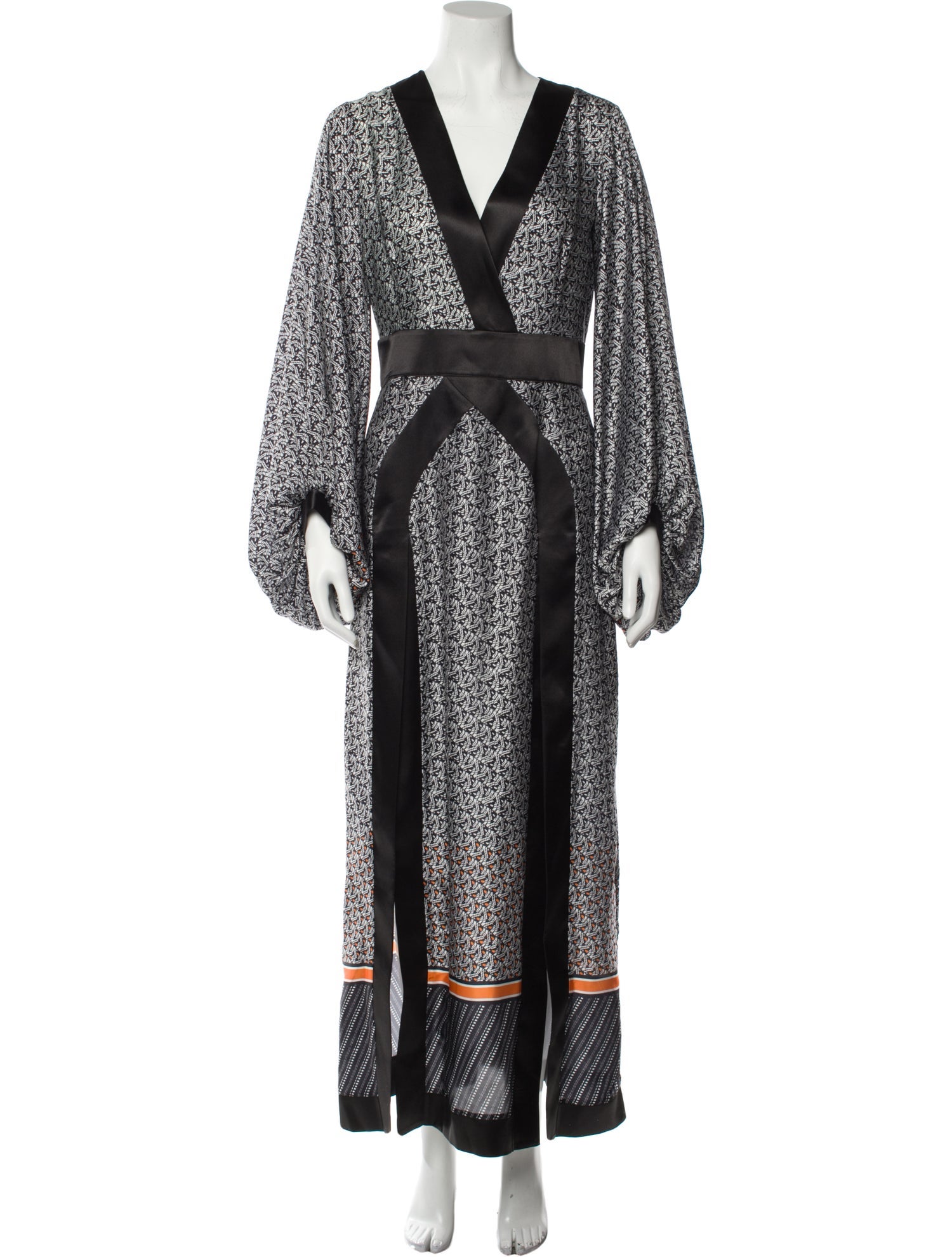 Babylon Printed Long Dress w/ Tags