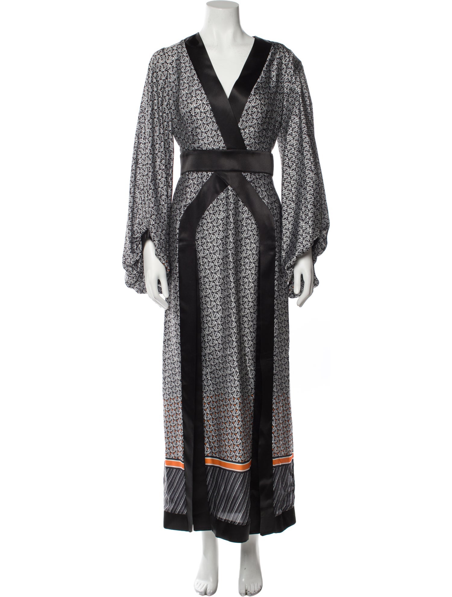 Babylon Printed Long Dress w/ Tags