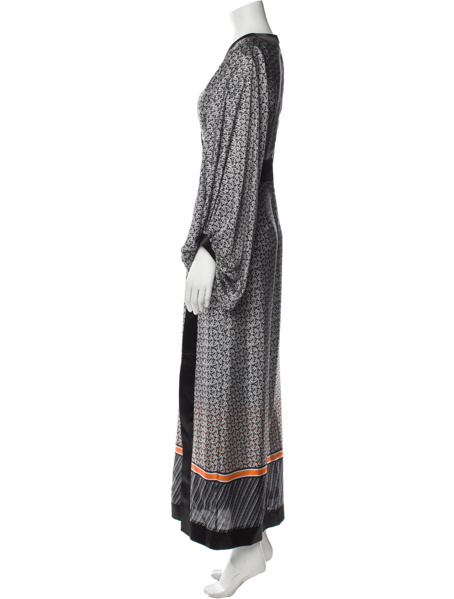 Babylon Printed Long Dress w/ Tags