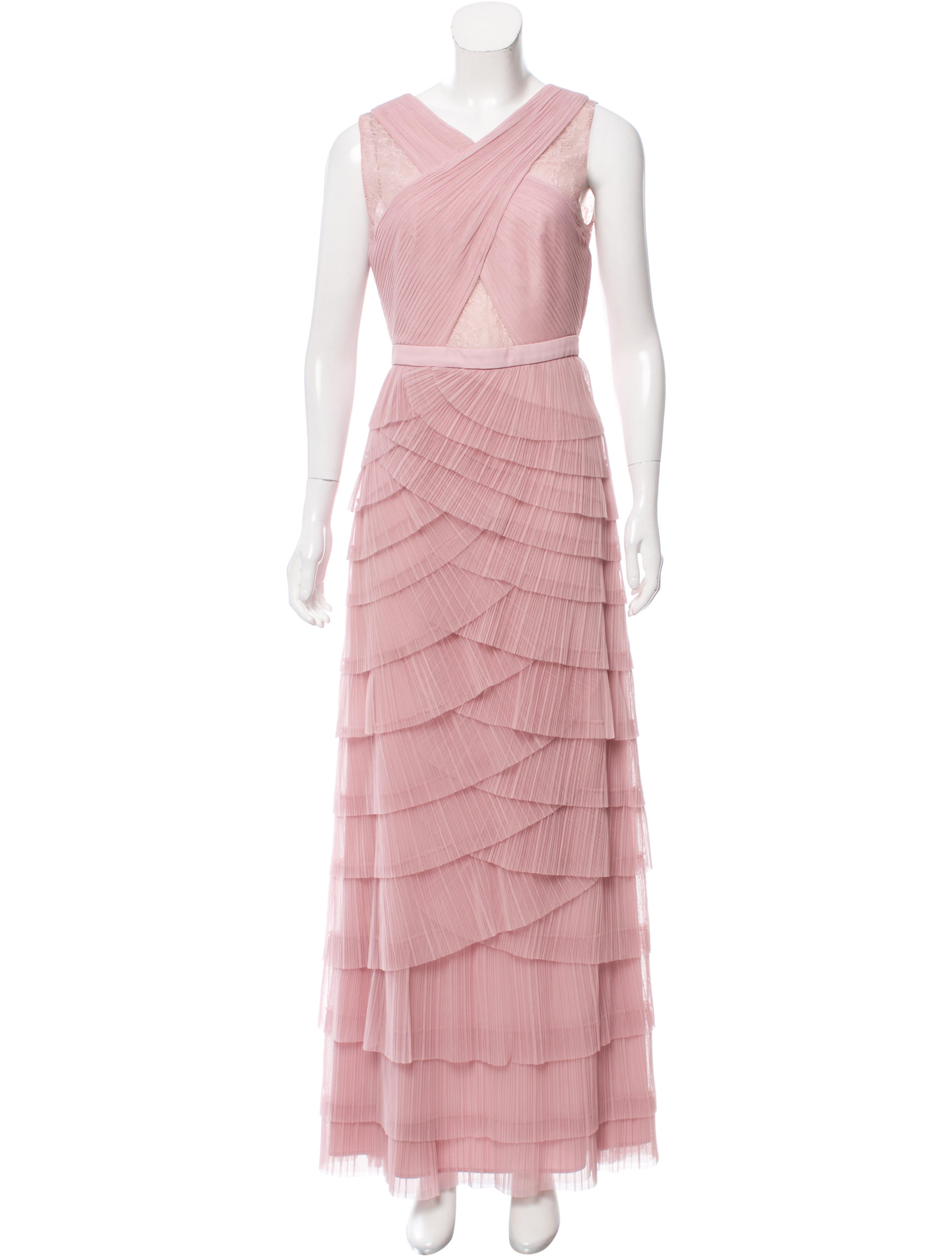 BCBG Max Azria Tiered Evening Dress - Clothing - WBC20136 | The RealReal