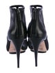 BCBG Max Azria Mesh Open-Toe Booties