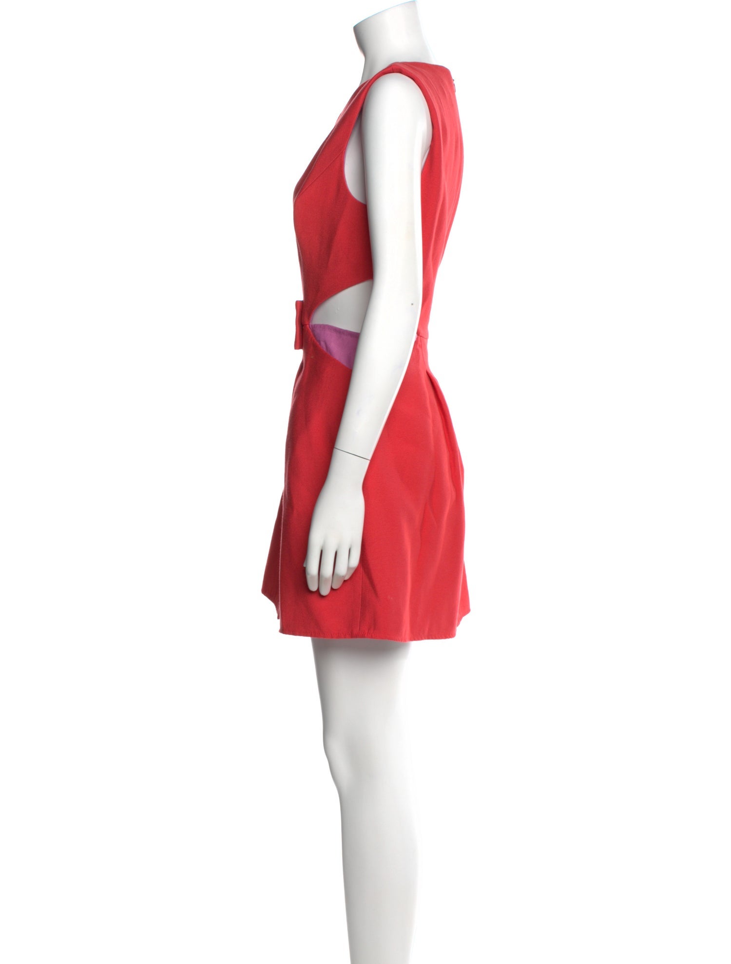 BCBG Max Azria Scoop Neck Mini Dress