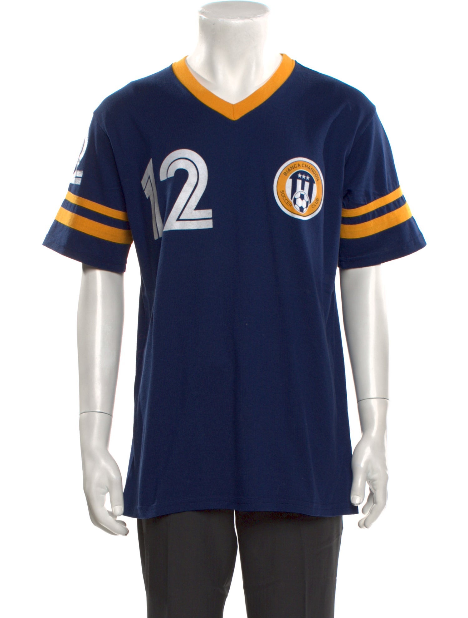 Bianca Chandon Graphic Print V-Neck T-Shirt