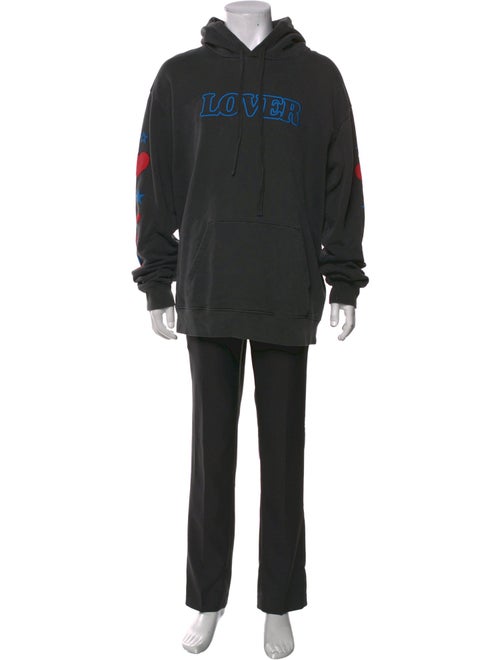 Bianca Chandon Graphic Print Crew Neck Hoodie