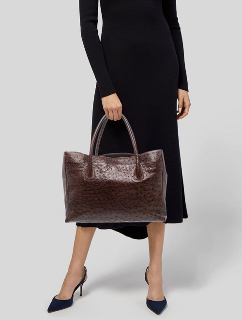 Barfield Collection Ostrich Tote