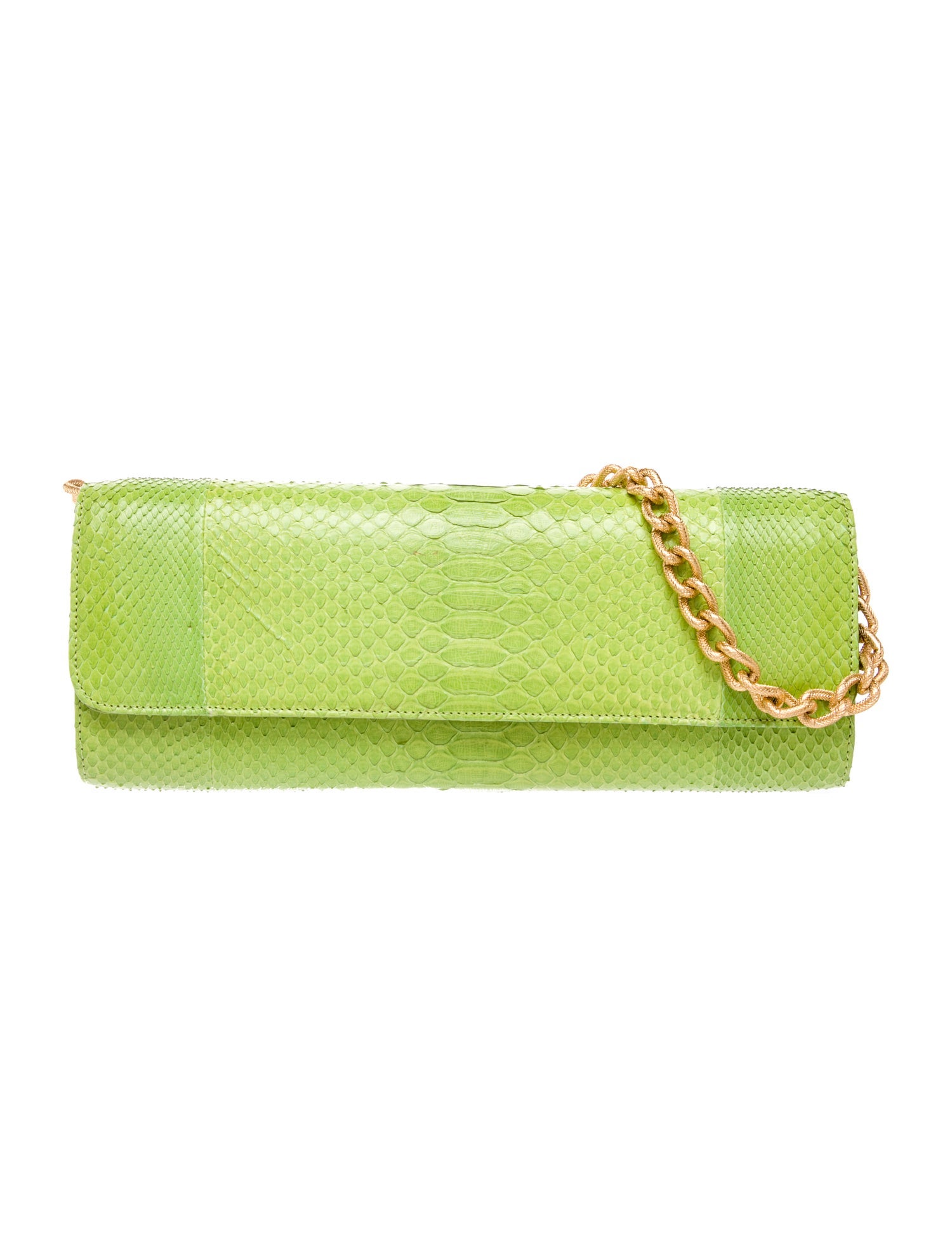 Lisa Barfield Snakeskin Top Handle Bag