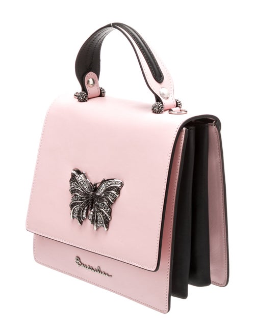 Braccialini Leather Top Handle Bag