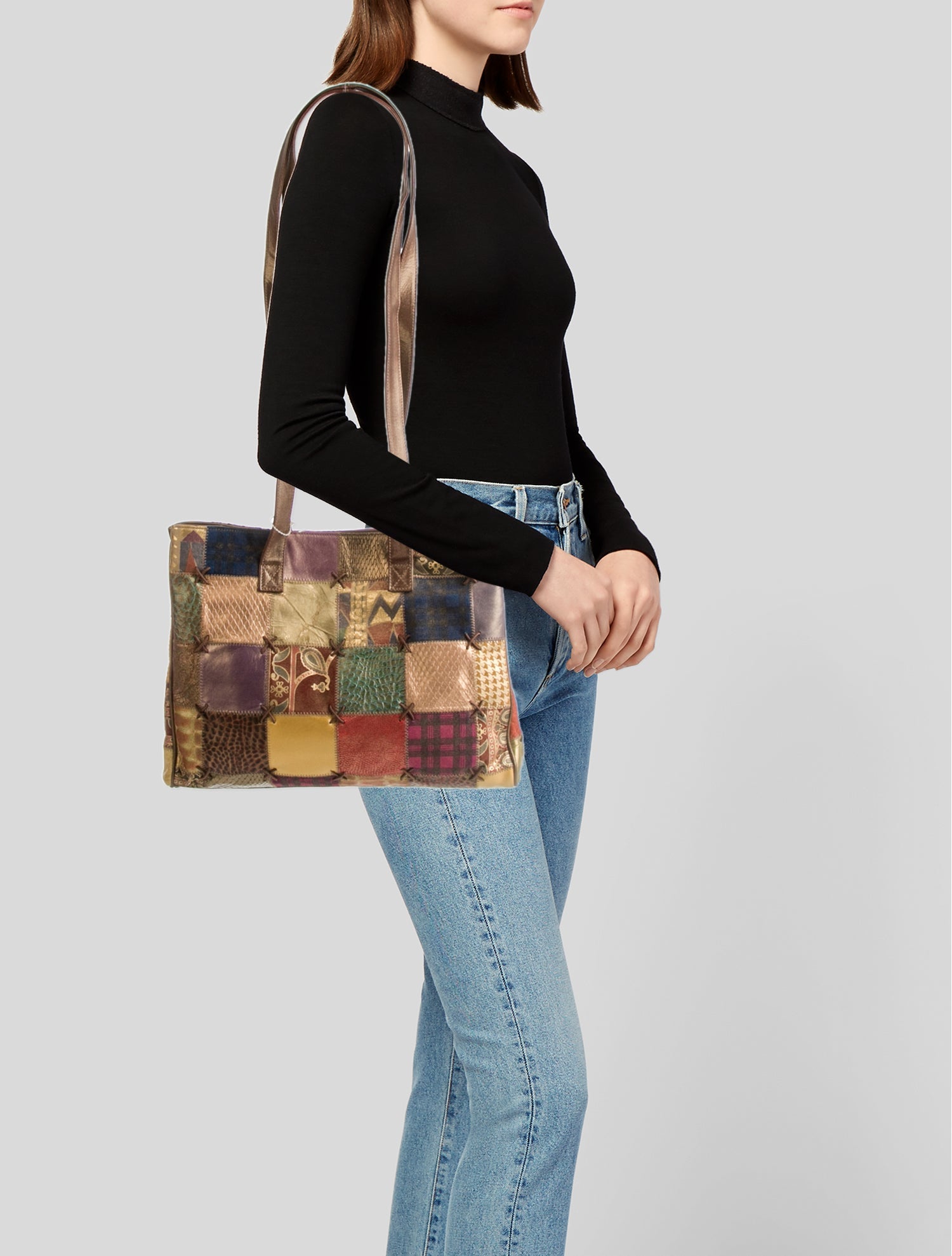 Braccialini Leather Shoulder Bag