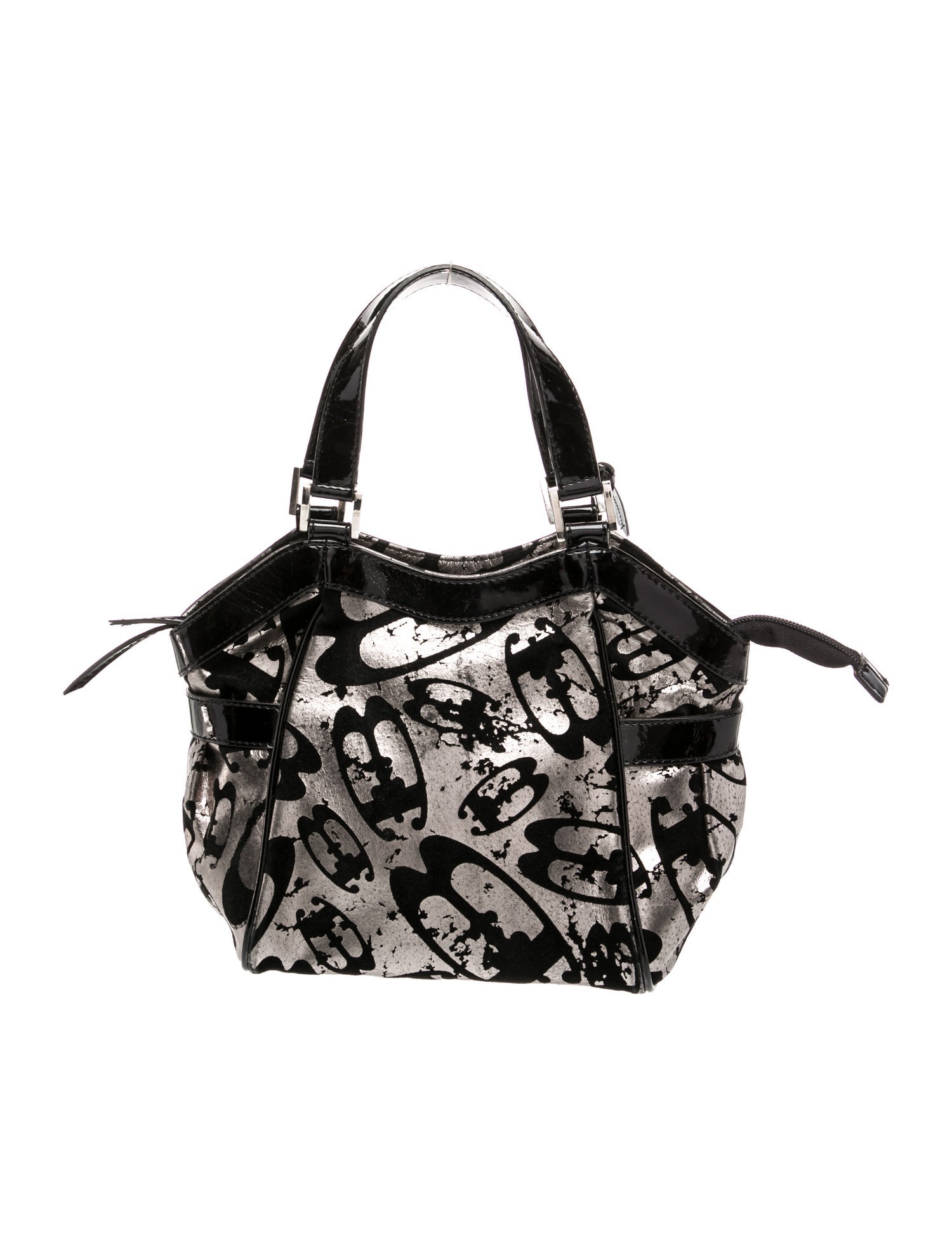 Braccialini Leather Top Handle Bag