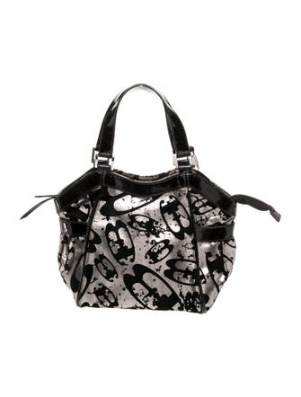 Braccialini Leather Top Handle Bag