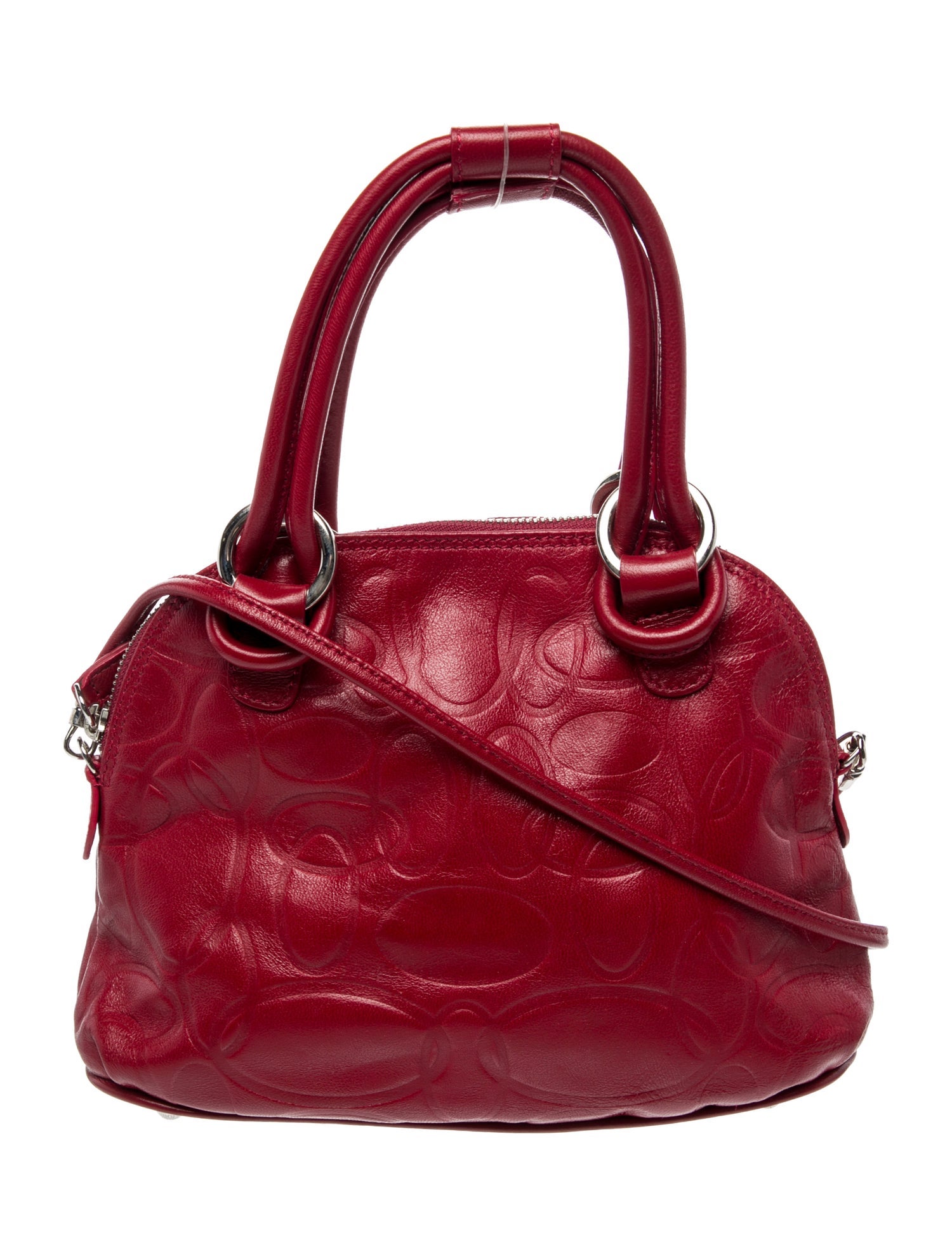 Braccialini Leather Top Handle Bag