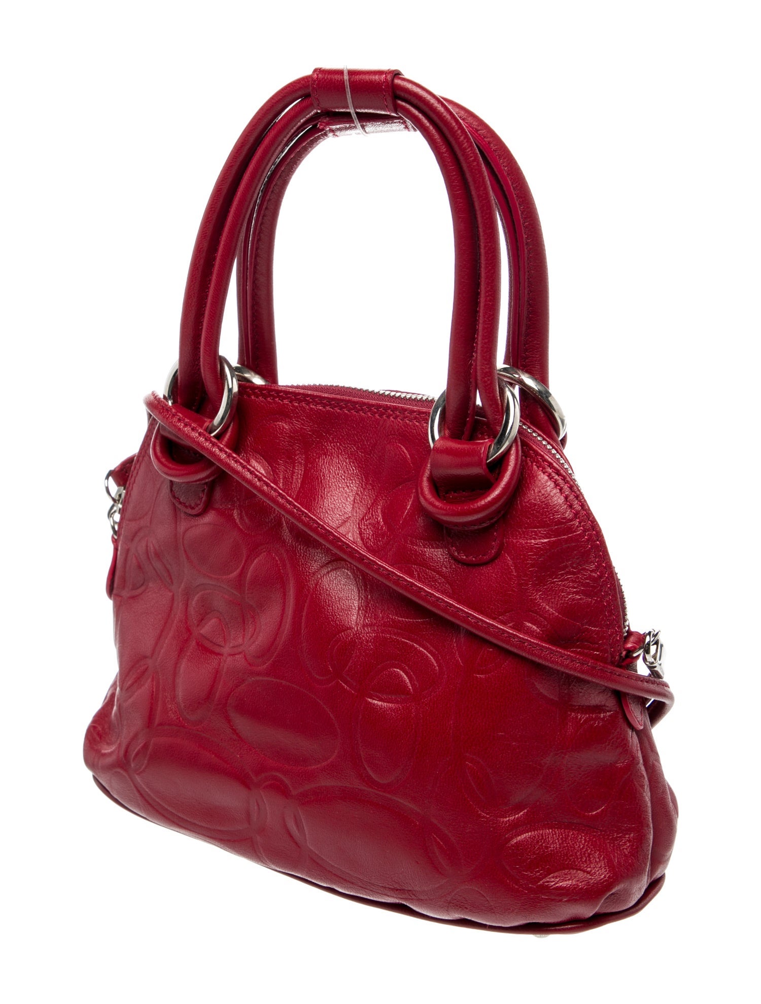 Braccialini Leather Top Handle Bag