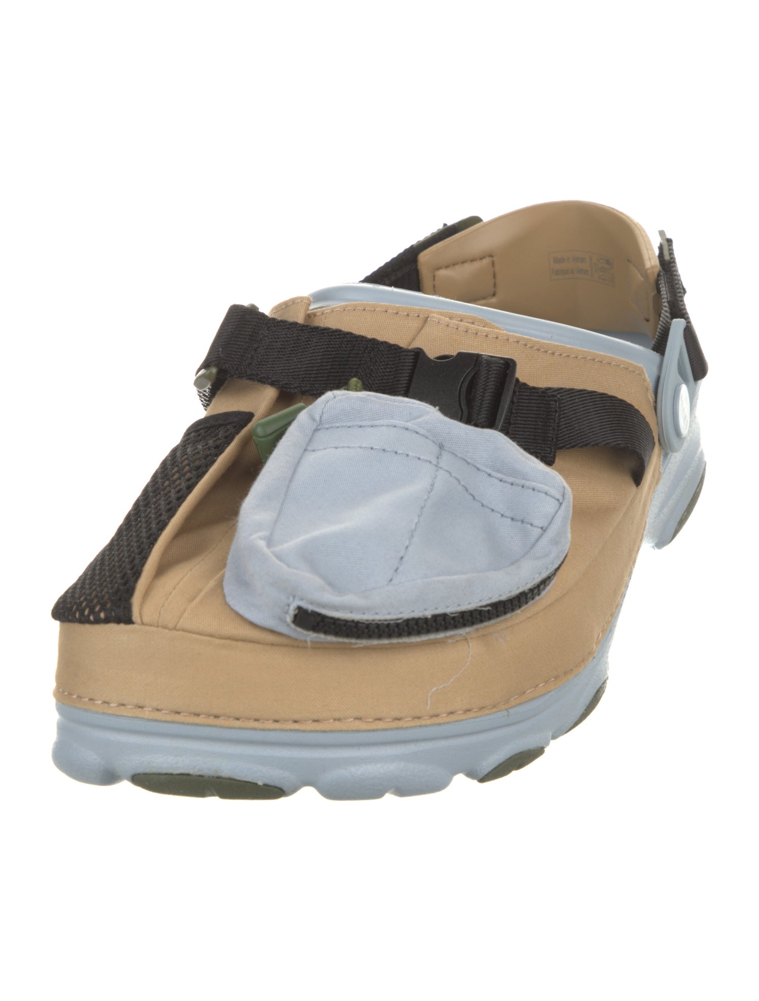 Beams x Crocs Rubber Colorblock Pattern Sandals