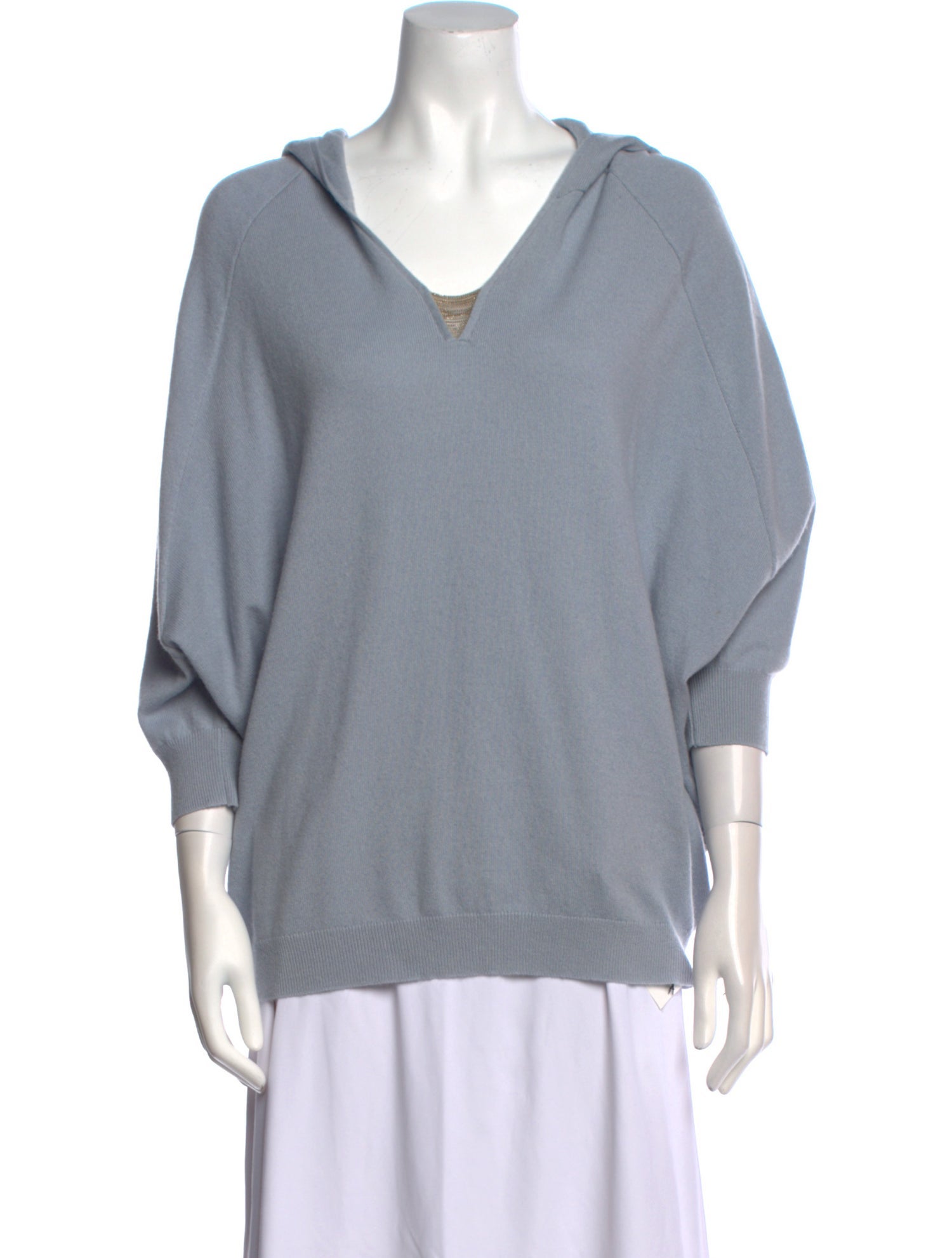 Brunello Cucinelli x Gunex Cashmere V-Neck Sweater