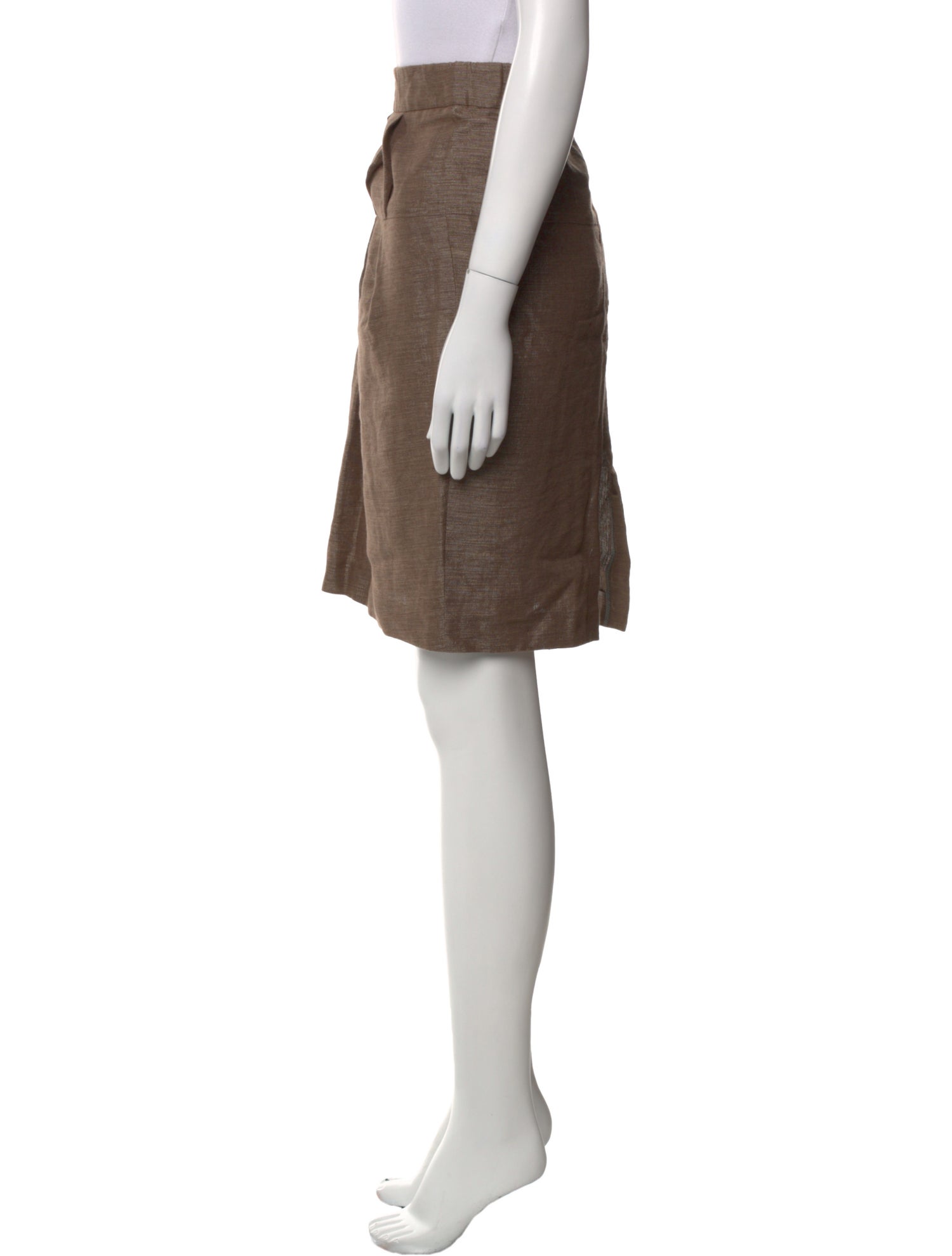 Brunello Cucinelli x Gunex Hemp Knee-Length Skirt