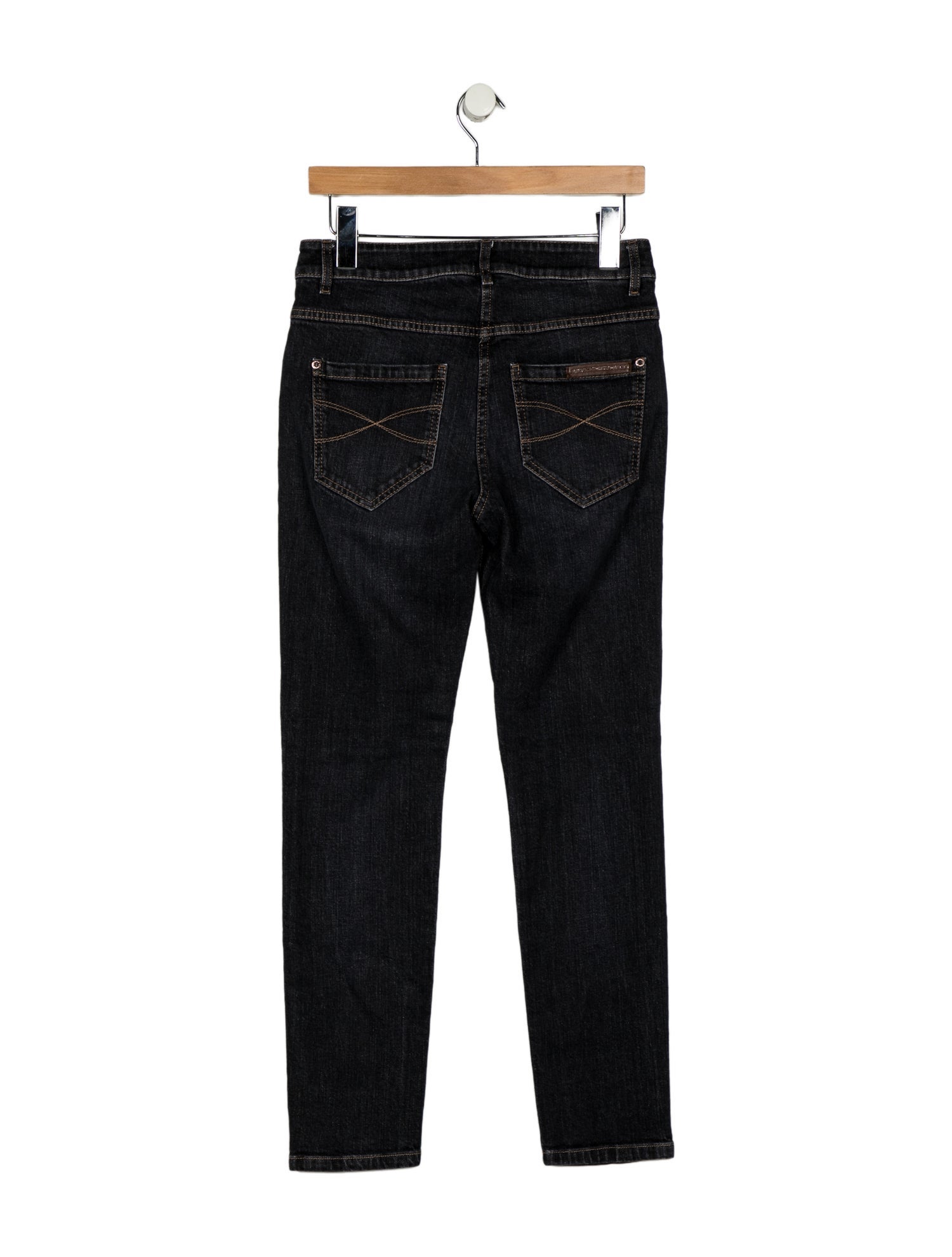 Brunello Cucinelli x Gunex Mid-Rise Straight Leg Jeans