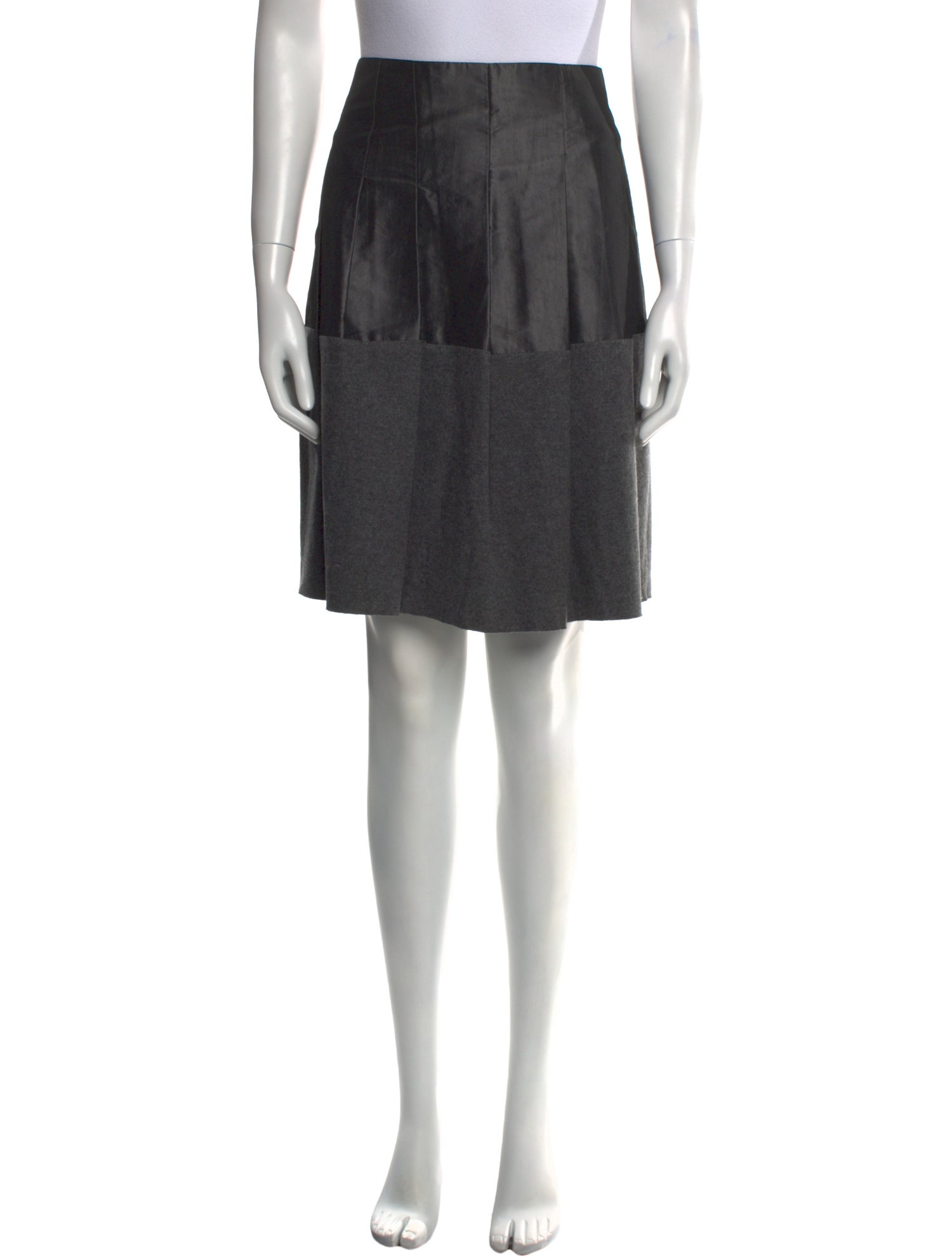 Brunello Cucinelli x Gunex Pleated Accents Knee-Length Skirt