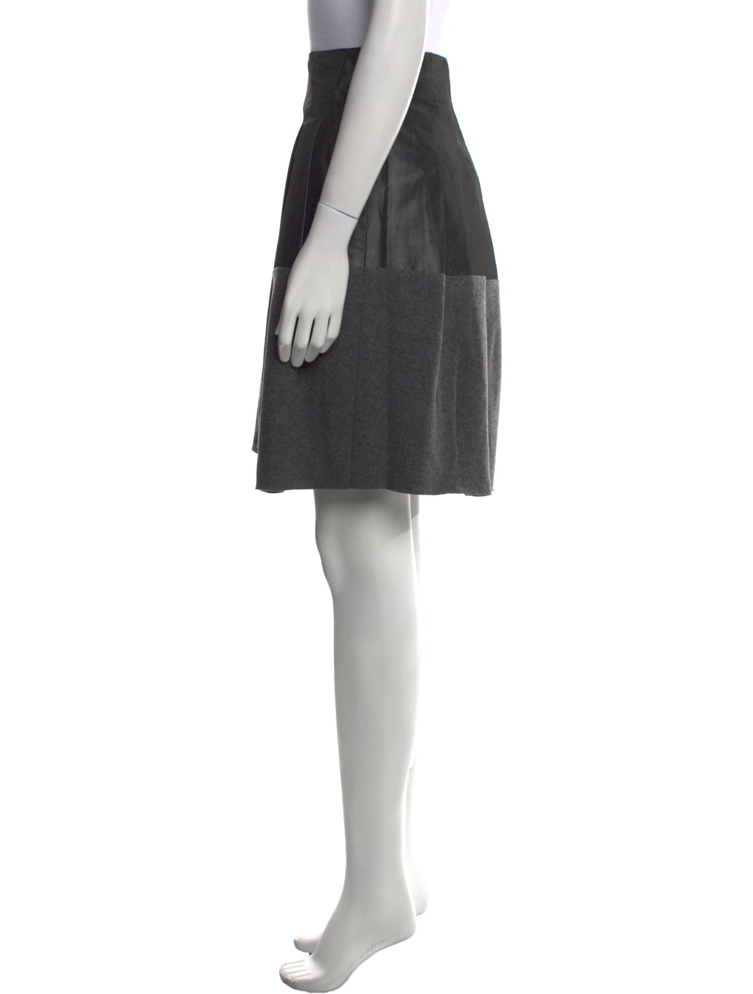 Brunello Cucinelli x Gunex Pleated Accents Knee-Length Skirt