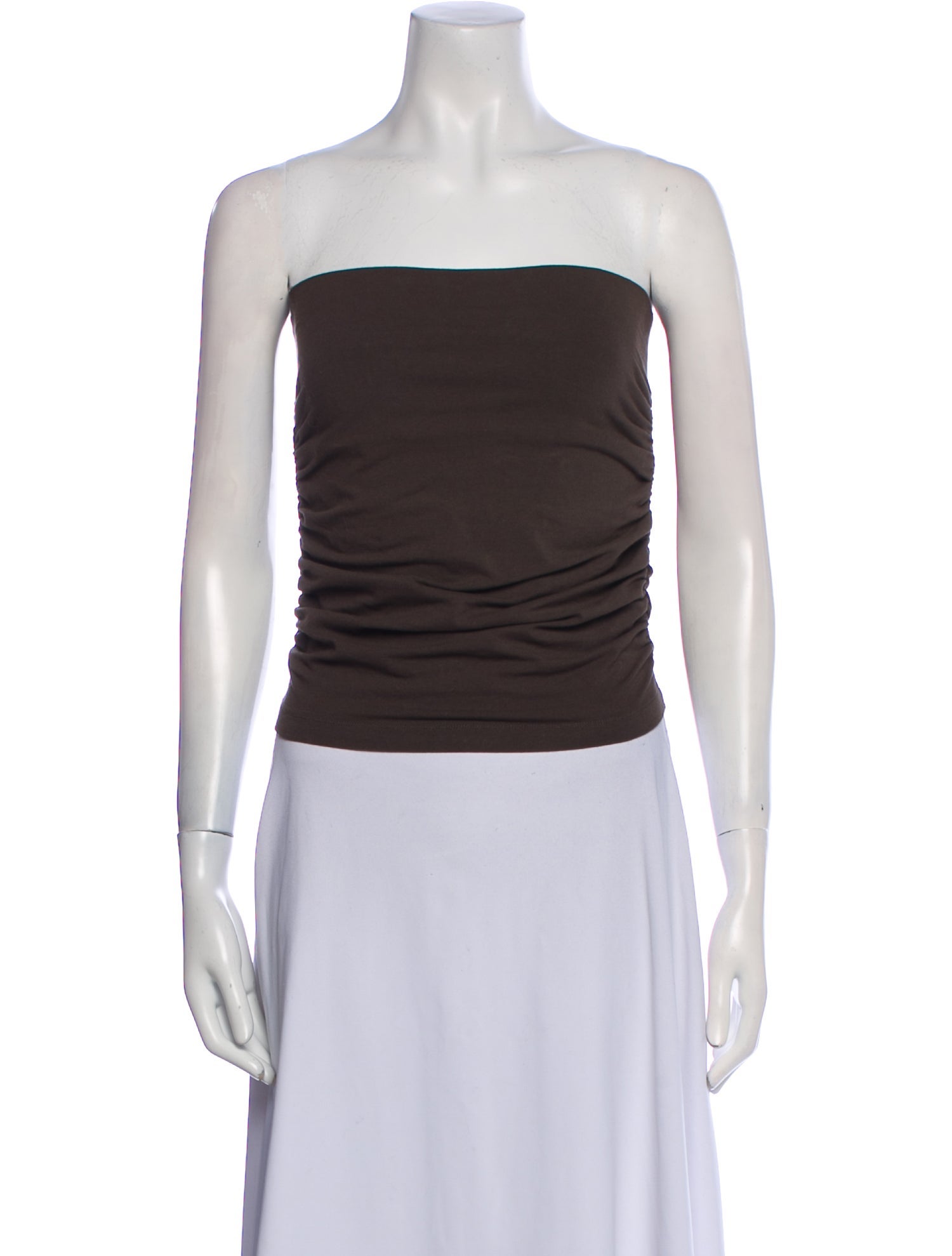Brunello Cucinelli x Gunex Strapless Crop Top w/ Tags