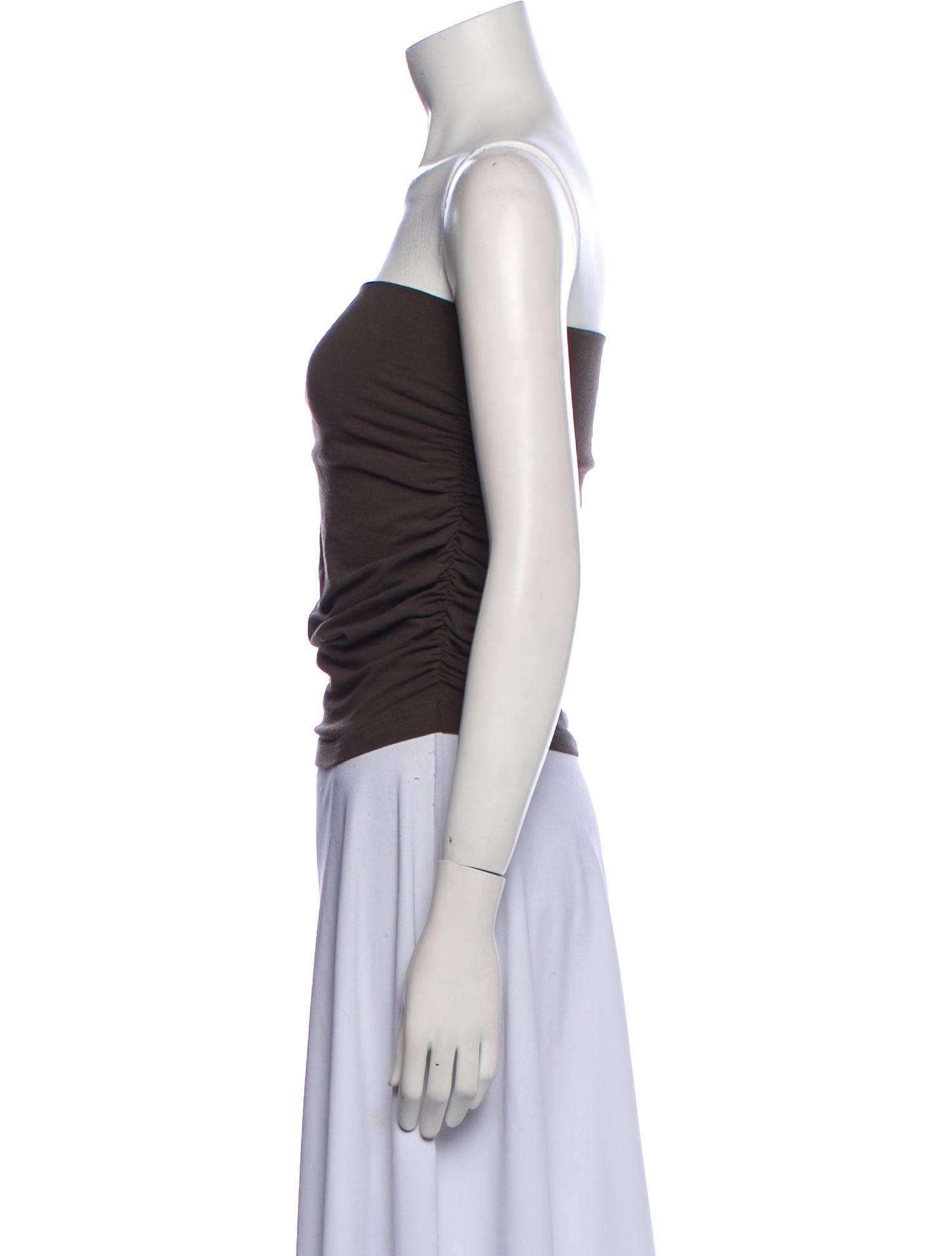 Brunello Cucinelli x Gunex Strapless Crop Top w/ Tags