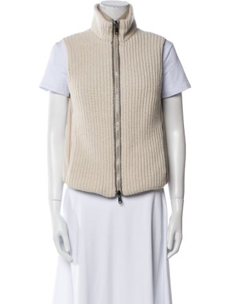 Brunello Cucinelli x Gunex Cashmere Plaid Print Vest