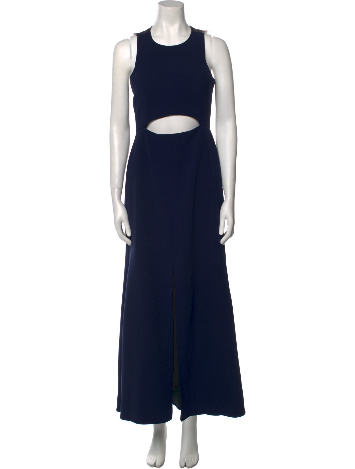 Bcbgmaxazria Crew Neck Long Dress