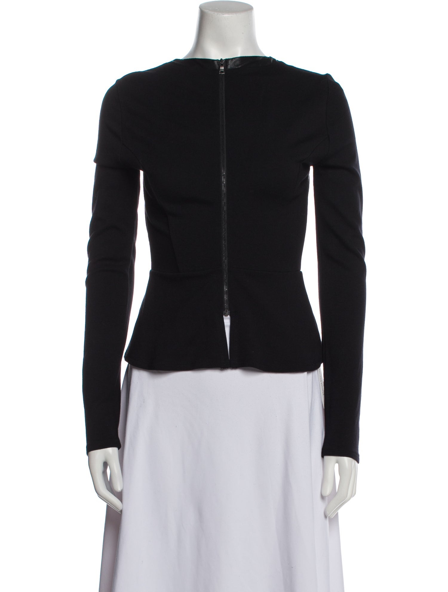 Bcbgmaxazria Crew Neck Long Sleeve Top