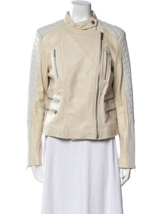 Bcbgmaxazria Leather Biker Jacket