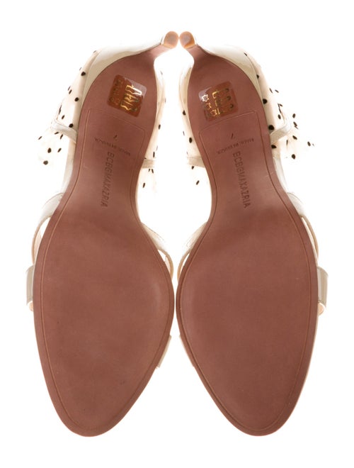 Bcbgmaxazria Patent Leather Ruffle Embellishment Sandals