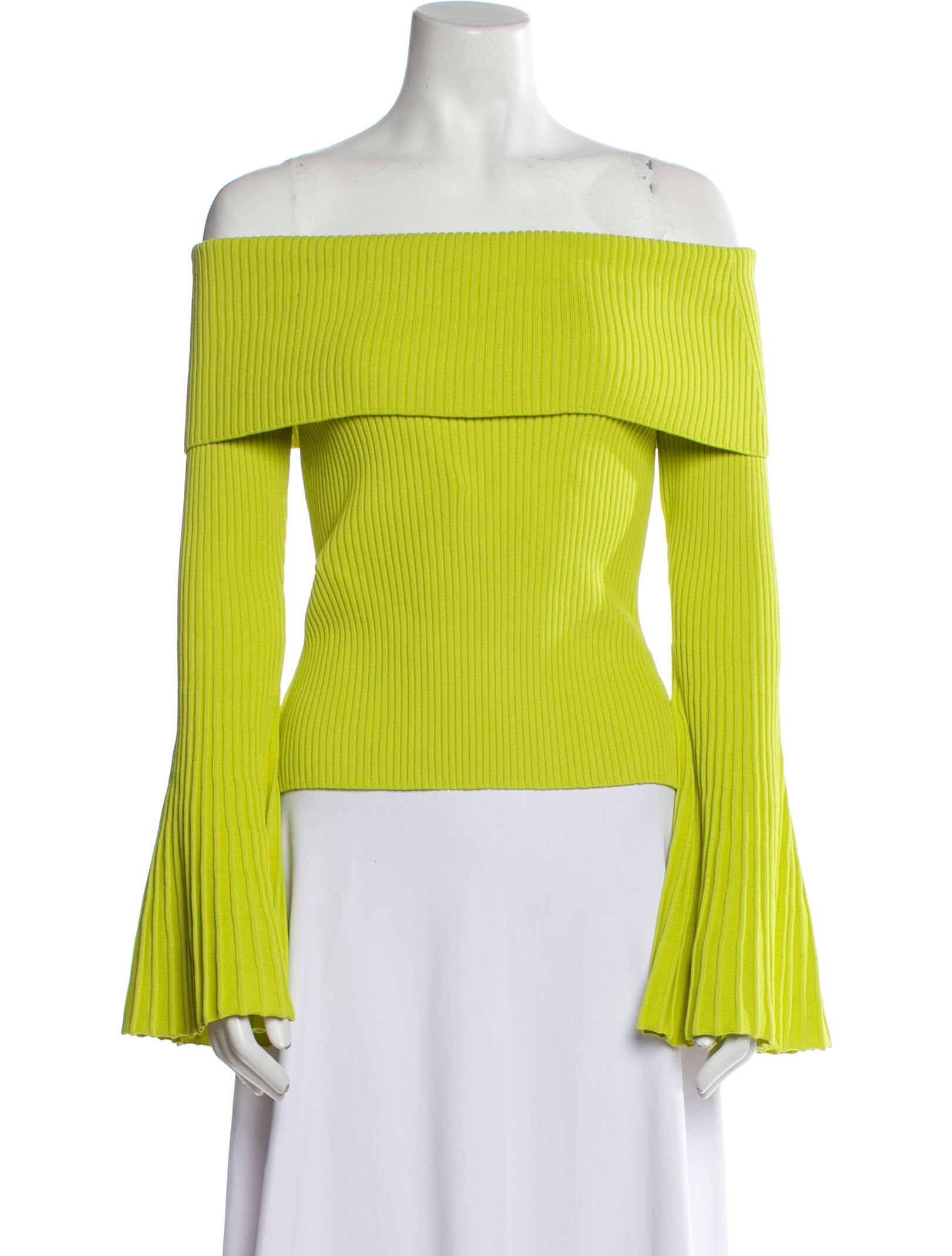 Bcbgmaxazria Off-The-Shoulder Long Sleeve Top w/ Tags