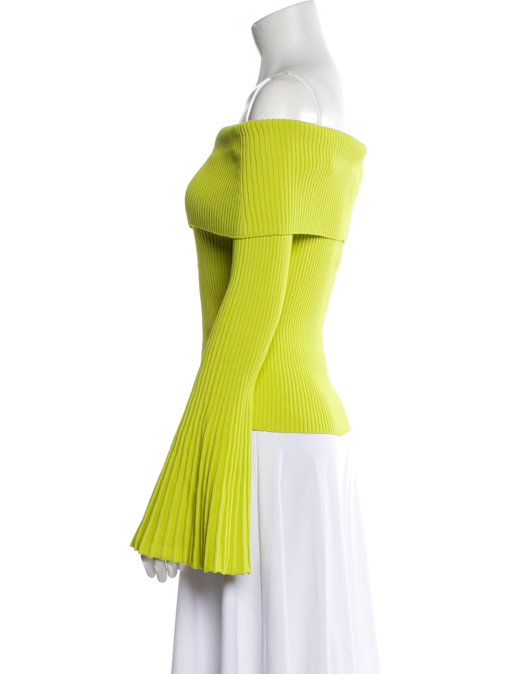 Bcbgmaxazria Off-The-Shoulder Long Sleeve Top w/ Tags