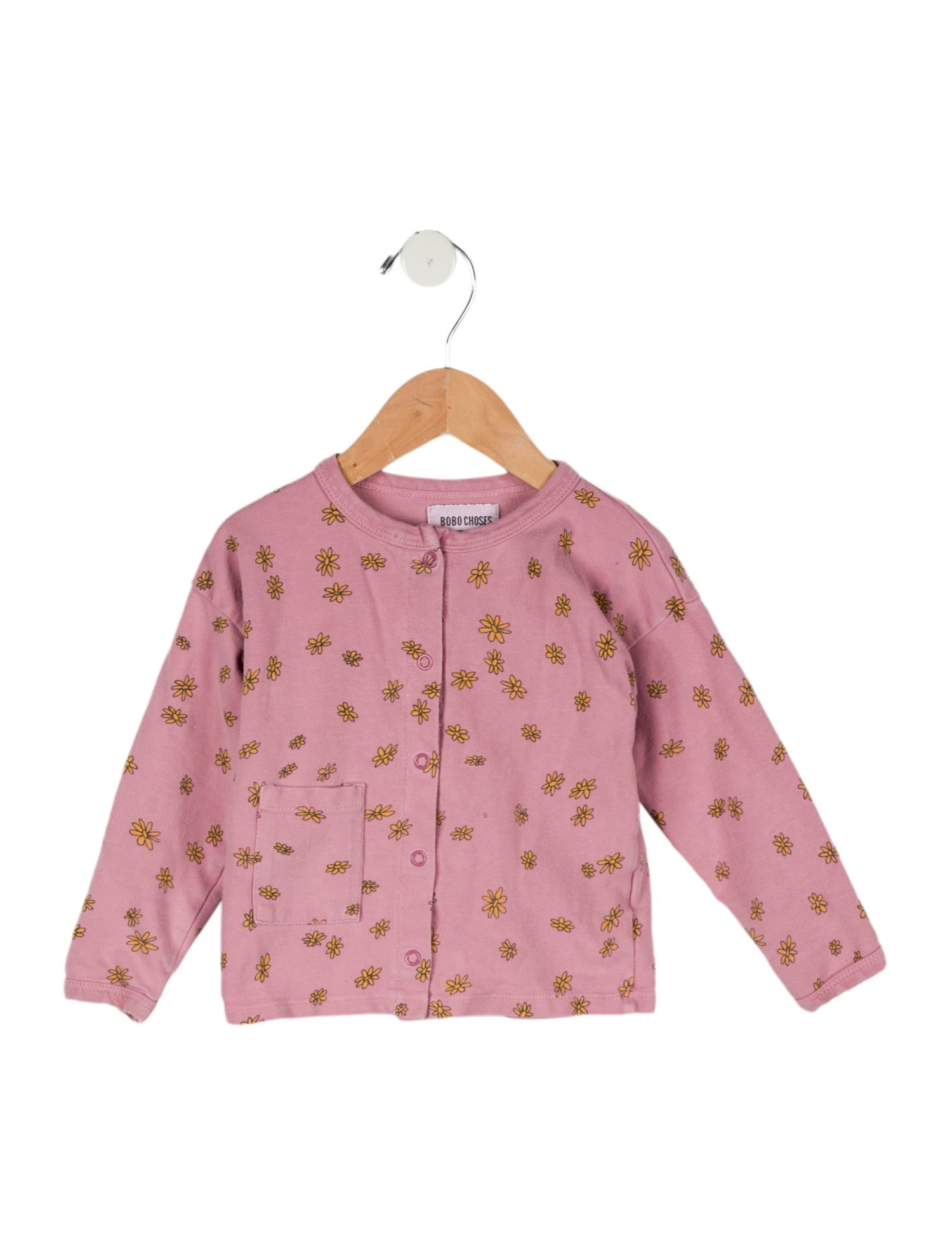 Bobo Choses Infant Girls' Floral Printed Long Sleeve Top