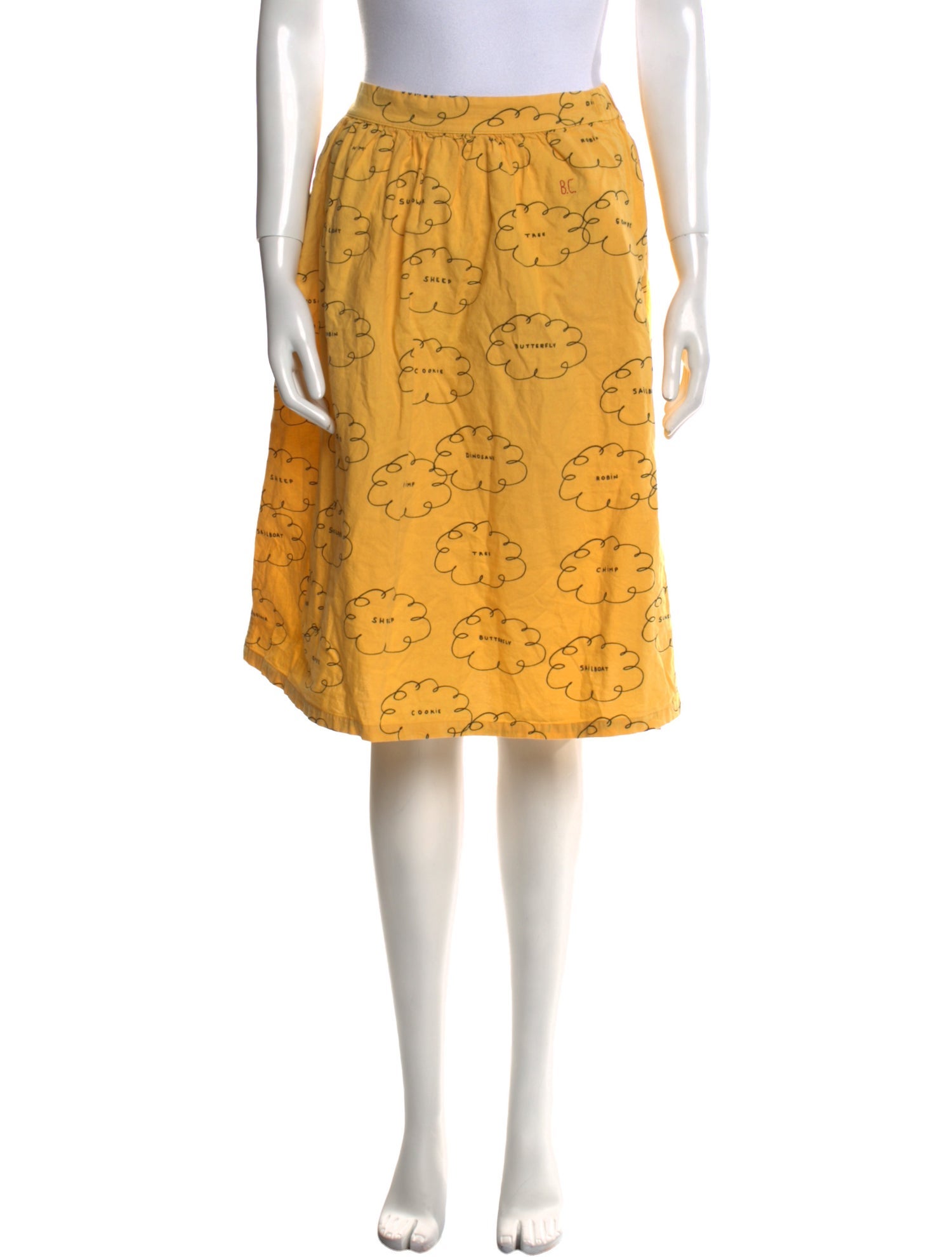 Bobo Choses Floral Print Knee-Length Skirt