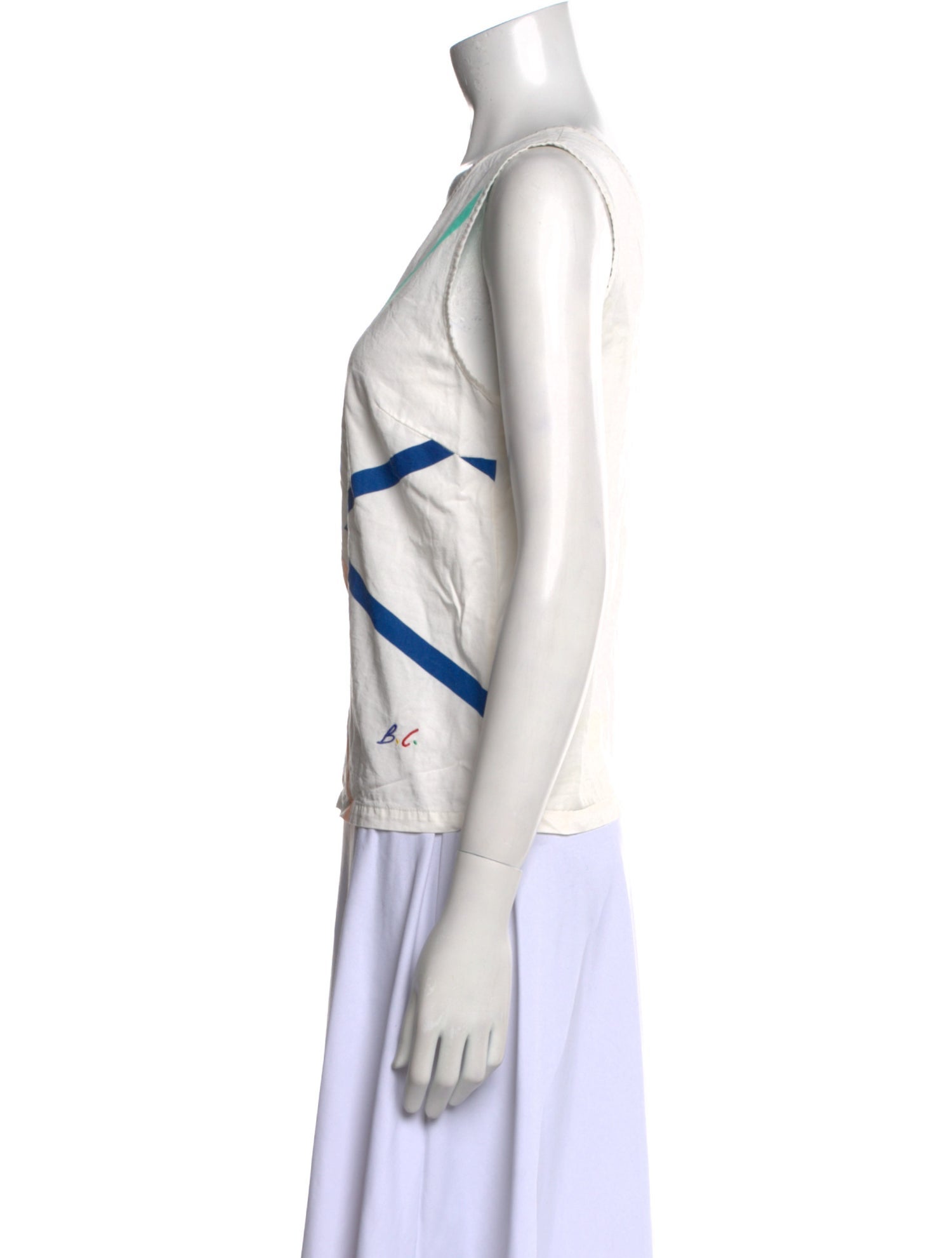 Bobo Choses Graphic Print V-Neck Top