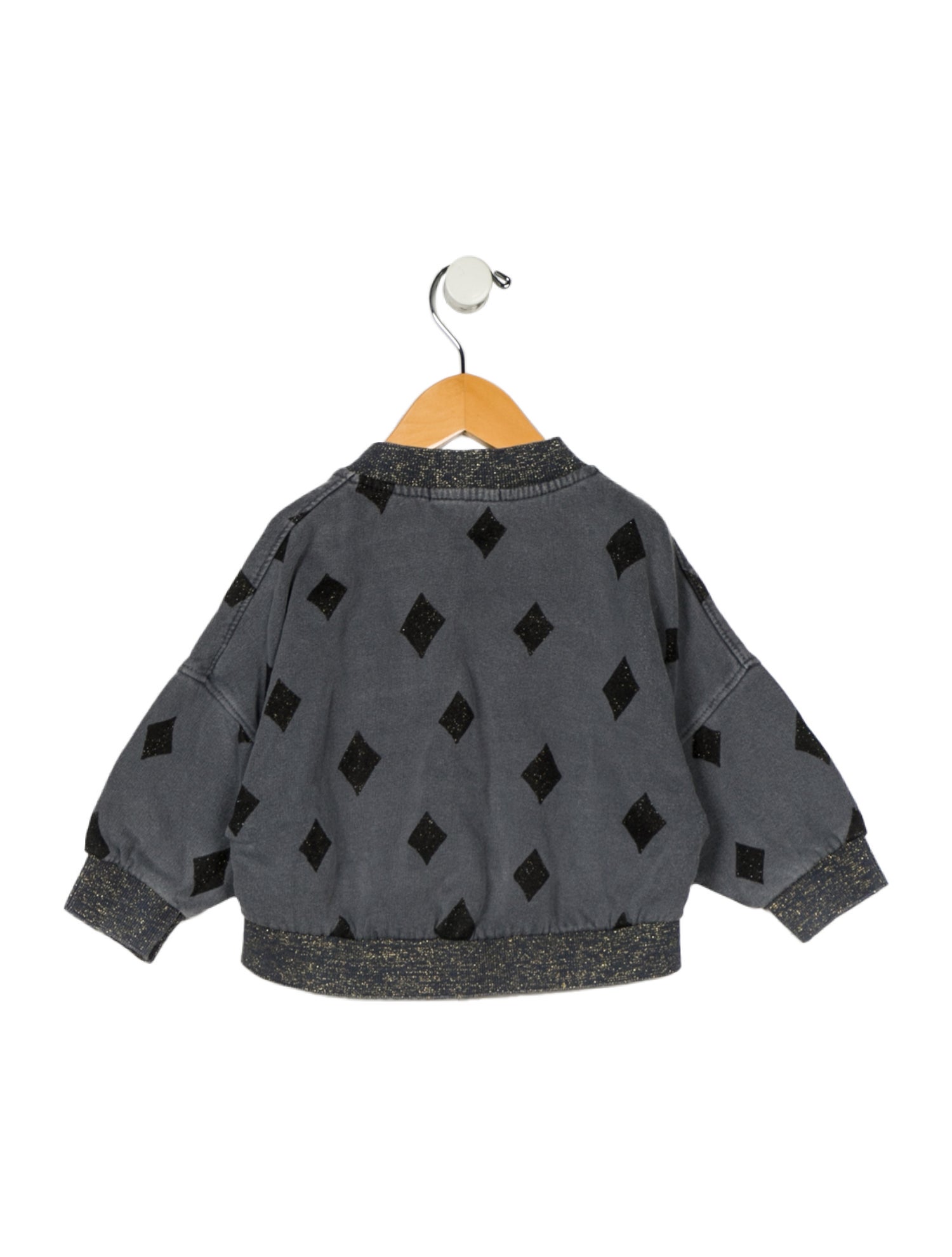 Bobo Choses Toddler Girls' Glitter Accents Bomber Jacket