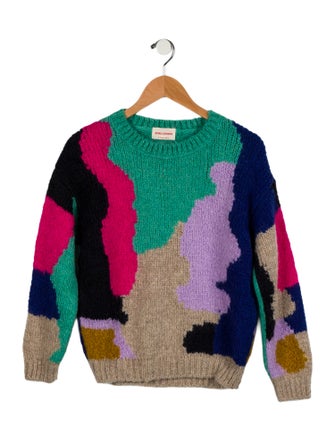 Bobo Choses Kids' Abstract Print Sweater