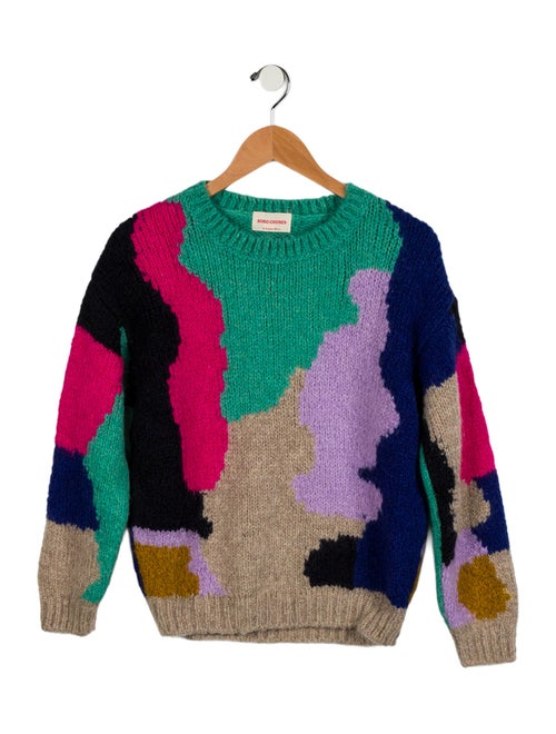Bobo Choses Kids' Abstract Print Sweater
