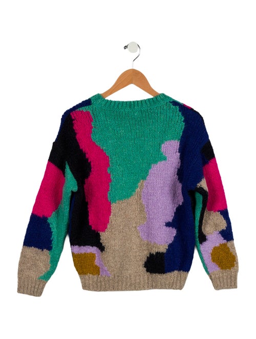 Bobo Choses Kids' Abstract Print Sweater