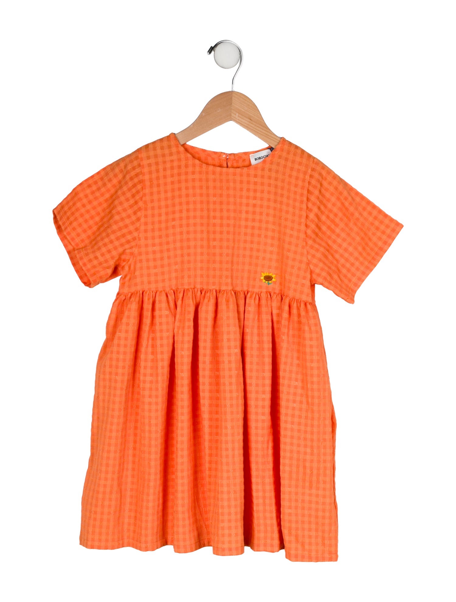 Bobo Choses Toddler Girls' Embroidered Patterned Short Sleeve Dress w/Tags